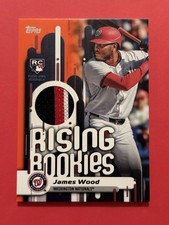 JAMES WOOD (18/25) (1:7,446 Packs) (ORANGE JERSEY PATCH RELIC) ROOKIE 2025 Topps