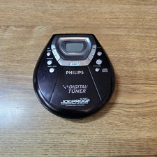Philips AZT9240 Portable CD Player Digital FM Tuner Anti-Skip Jog Proof - Works