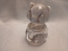 Fenton Art Glass Bear April Birthstone Diamond Figurine Paperweight 3.5" — photo 4