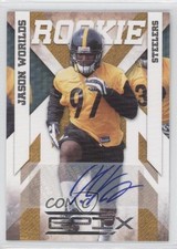 2010 Panini Epix Rookie Signatures 321/499 Jason Worilds #142 Auto 0f2