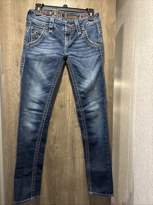 Rock Revival Jeans Women s 26 X  31 Adele Skinny  7  Rise