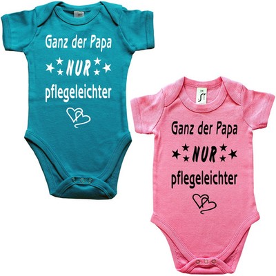 Fun Baby-Body Babybody Bodie Ganz der Papa NUR Pflegeleichter - Babyparty Geburt