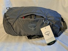 Osprey Ultralight Stuff Duffel Packable Travel Bag Gray Lightweight Daylite NWT