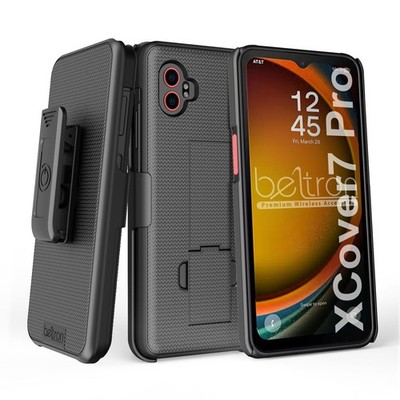 BELTRON Galaxy XCover7 Pro G766 Heavy Duty Case with Swivel Belt Clip Holster
