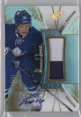 2016-17 SPx Rookies Gold 73/99 Brendan Leipsic #R-BL RPA Patch Auto RC 0j5q