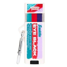 Franklin Sports Eye Black Stick - Baseball Softball  Football - Coral/Teal