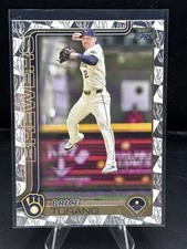 2025 Topps Series 1. #45 Brice Turang Spring Training Cactus Brewers