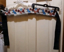 Mexican Embroidered Belt Sash Artisan Floral Sash Woman One Size Fits Most