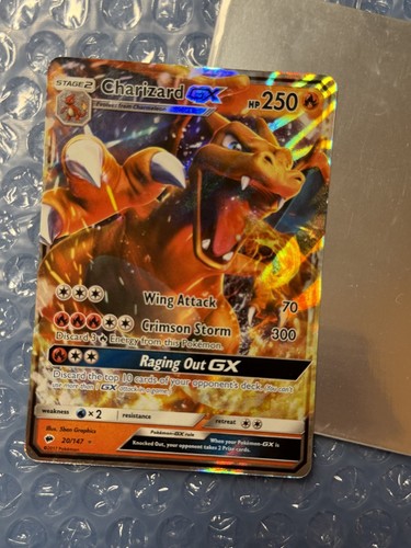 Charizard GX Ultra Rare SM - Burning Shadows 20/147 LP Holo