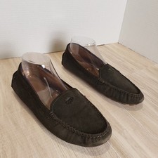 Coach Amber Suede Driving Loafers Women  s Size 9B Brown Moccasin Comfort Slip-On