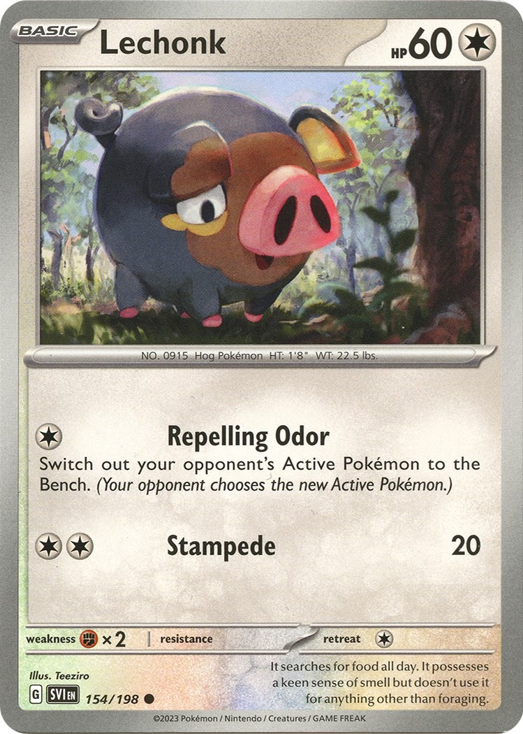 Lechonk - 154/198 [SVI - 154/198] SV01: Scarlet & Violet Base Set - NM