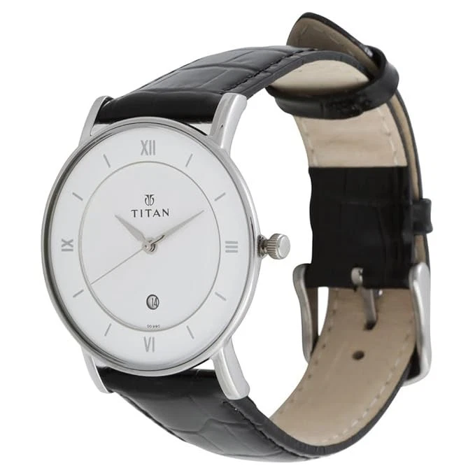 Reloj unisex Titan otoño-invierno 19 analógico esfera blanca NM9162SL04/NN9162SL04 Foto 3 de 4