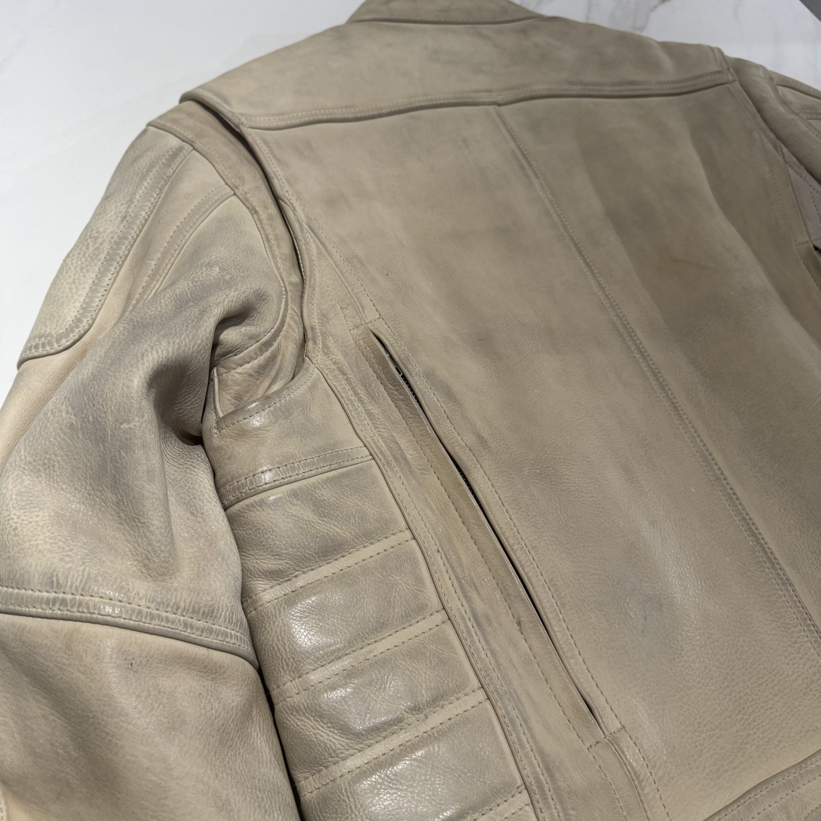 Leather Motorcycle Jacket - First Classics Men’s … - image 16