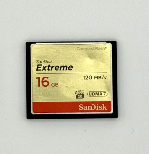 SanDisk Extreme 16gb 120mb/s compact flash