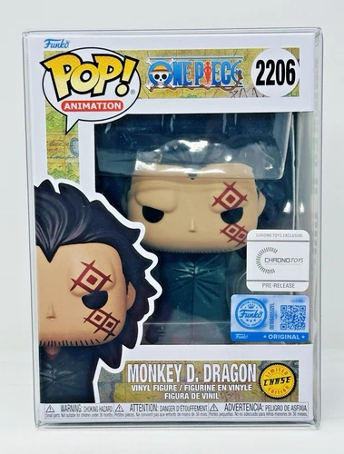 Funko Pop! One Piece: Monkey D. Dragon #2206 Chrono Toys Pre Release CHASE