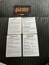 HIGHLANDER The Card Game by Thunder Castle Games in 1995 Lot Of 100+ Cards