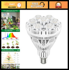 Full Spectrum 36W LED Grow Light Bulbs for Indoor Plants, High PPFD Energy Sav