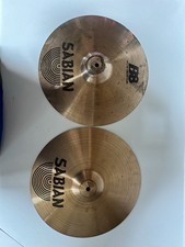 Sabian B8 Hi Hats, Top and Bottom, 14 /36cm See Pics
