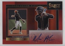 2024 Panini Select Diamond Action Signatures Red Prizm 96/99 Maui Ahuna Auto w5b