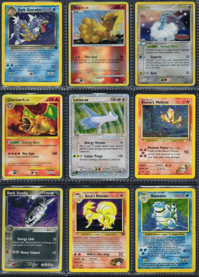 👹Lot of 54 Vintage Pokemon Collection Lot Dark Charizard & more! DAMAGED - Image 2 of 4