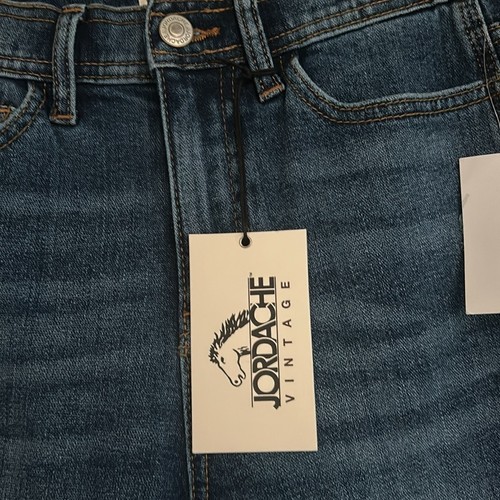 Jordache Vintage Womens Demi High Rise Crop Boot Cut Med Wash Jeans Sz 25 NWT - Picture 4 of 7
