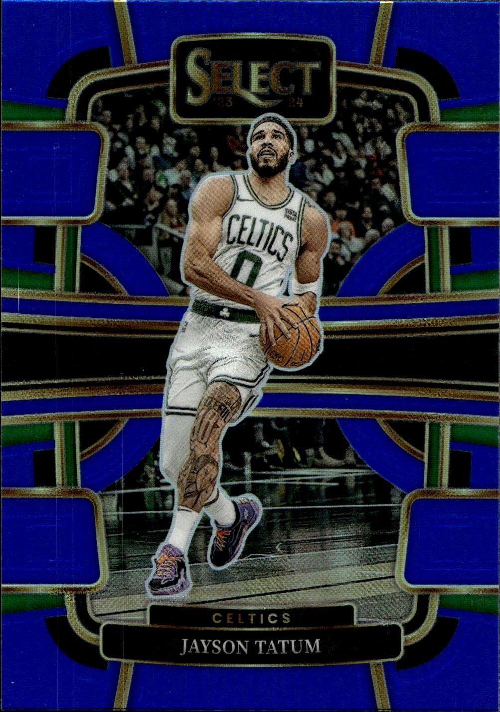 2023-24 Panini Select #45 Jayson Tatum Blue Prizms