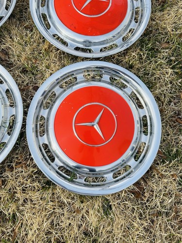 Mercedes 15 zoll Hubcaps W113 w123 w115 w114 w100 600 Pullman 16.2” - Picture 4 of 11