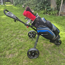 Golf Set – Mizuno Driver & Woods, Full Iron Set, Motocaddy Pro Bag, Push Trolley