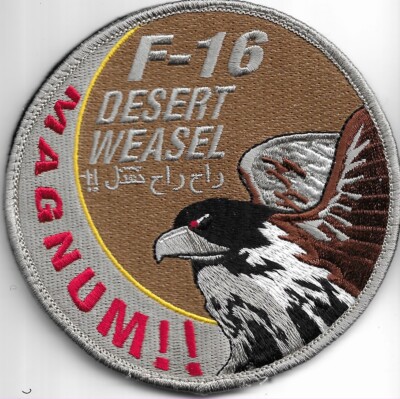 USAF PATCH  480 EFS OIR 2016 F-16 MAGNUM US AIR FORCE SQUADRON PATCH