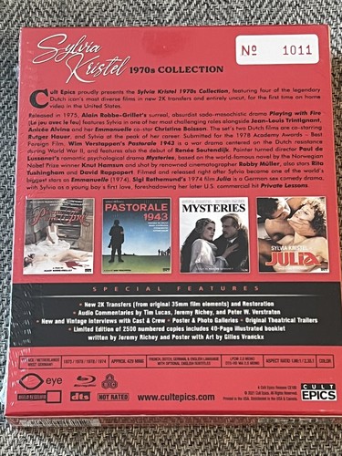 Sylvia Kristel 1970s Collection (Cult Epics) - Blu-ray - Brand New Sealed - Bild 2 von 4