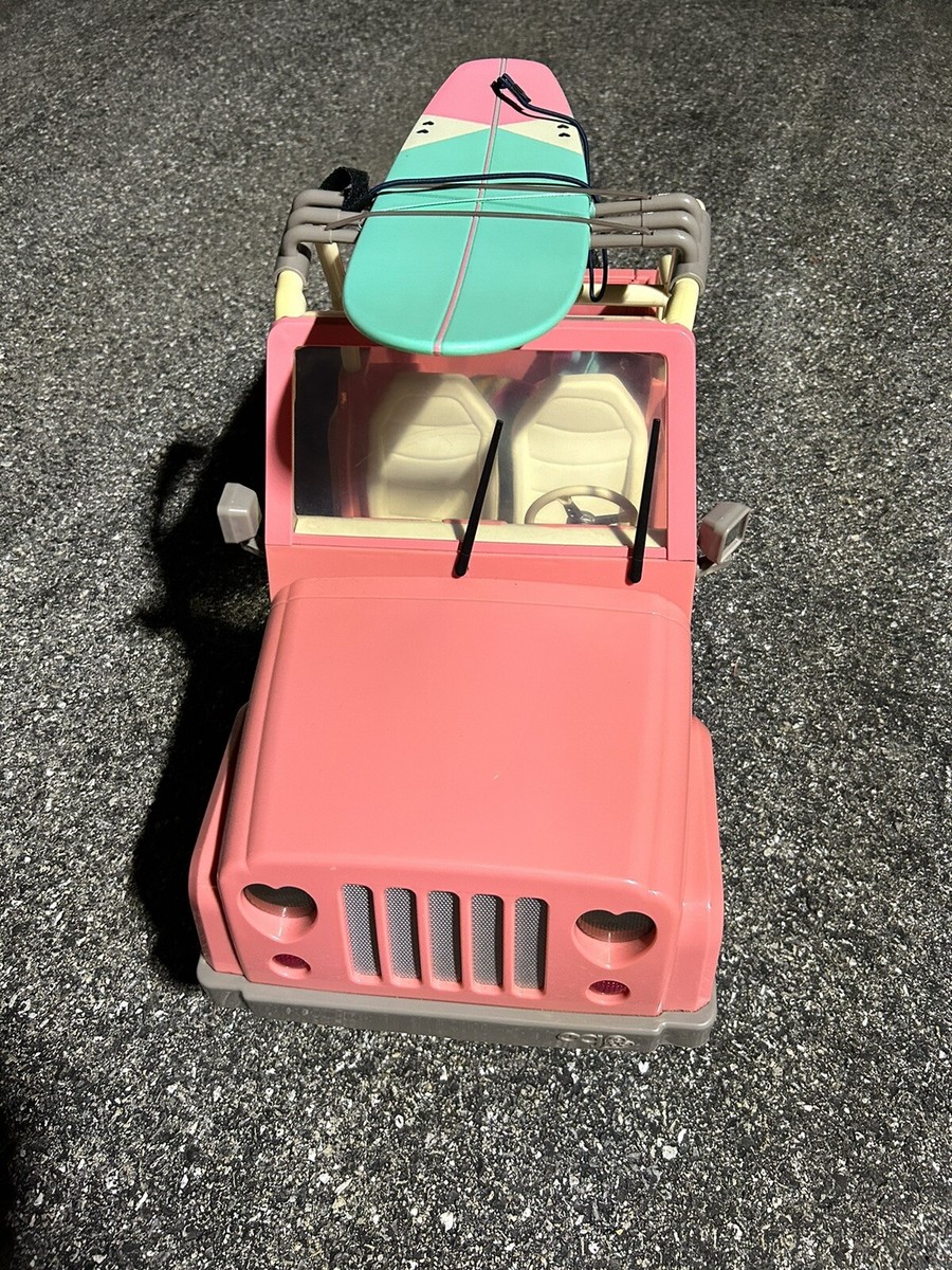 Our Generation OG Pink Off Roader 4x4 With Electronics & Surfboard