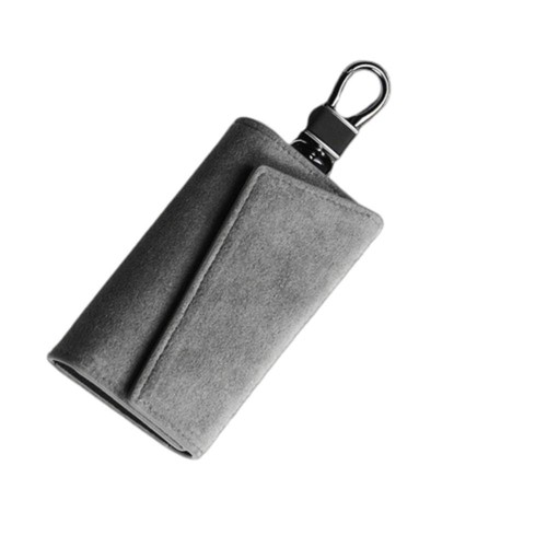 PU Leather Key Holder Case Keychain Pouch Bag Car Wallet Key Ring Unisex - Picture 13 of 16