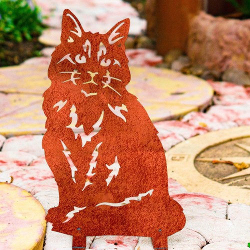 Cat Garden Memorial Stone Personalised Grave Plaque Marker Statue Ashes Urn Gift - Picture 81 of 86