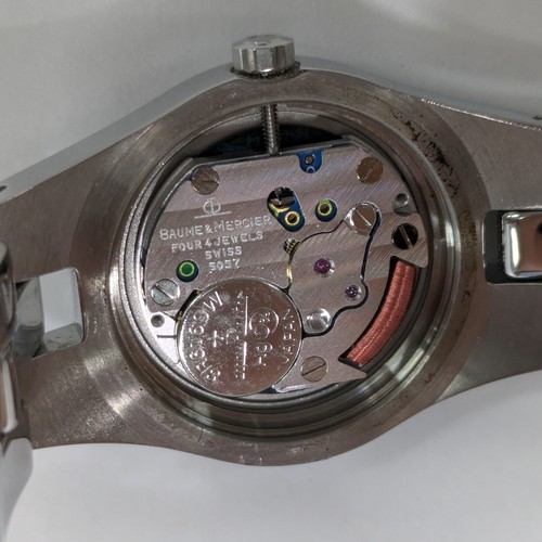 RARE *Exc+5* BAUME & MERCIER MV045204 Quartz Special Navy Blue Dial Womens Watch - Picture 10 of 17
