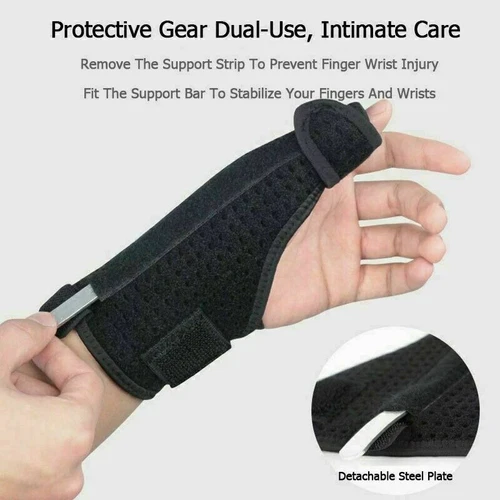 Sport Handgelenk Daumen Hand Spica Schiene Unterstützung Bandage Stabilisator Arthritis Bandage - Bild 4 von 14