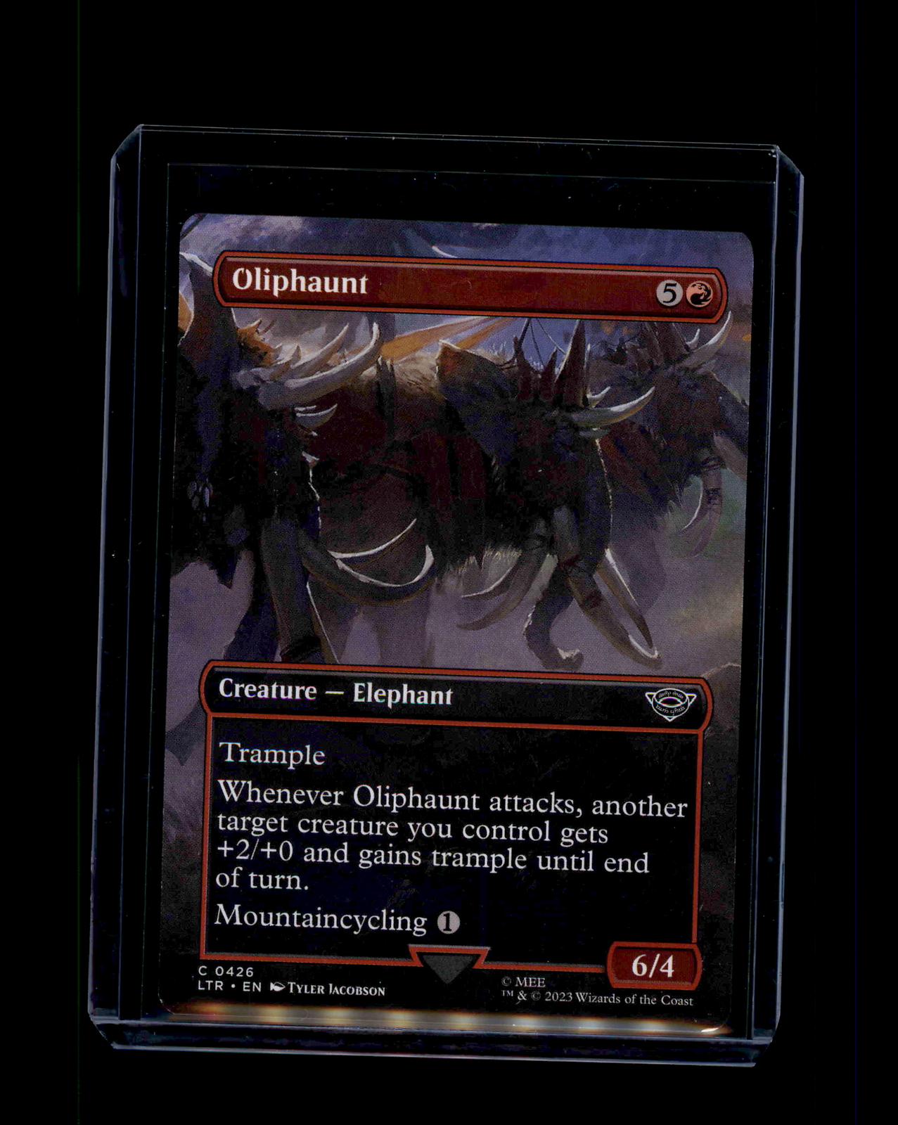 MTG Oliphaunt (Borderless) #426 Common Universes Beyond: The Lord of the Rings