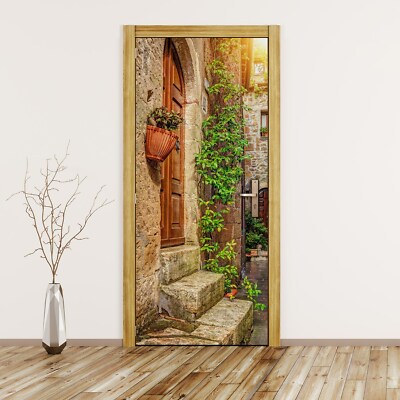 Van Gogh Türtapete - Caféterrasse Am Abend, 90x200cm Selbstklebend