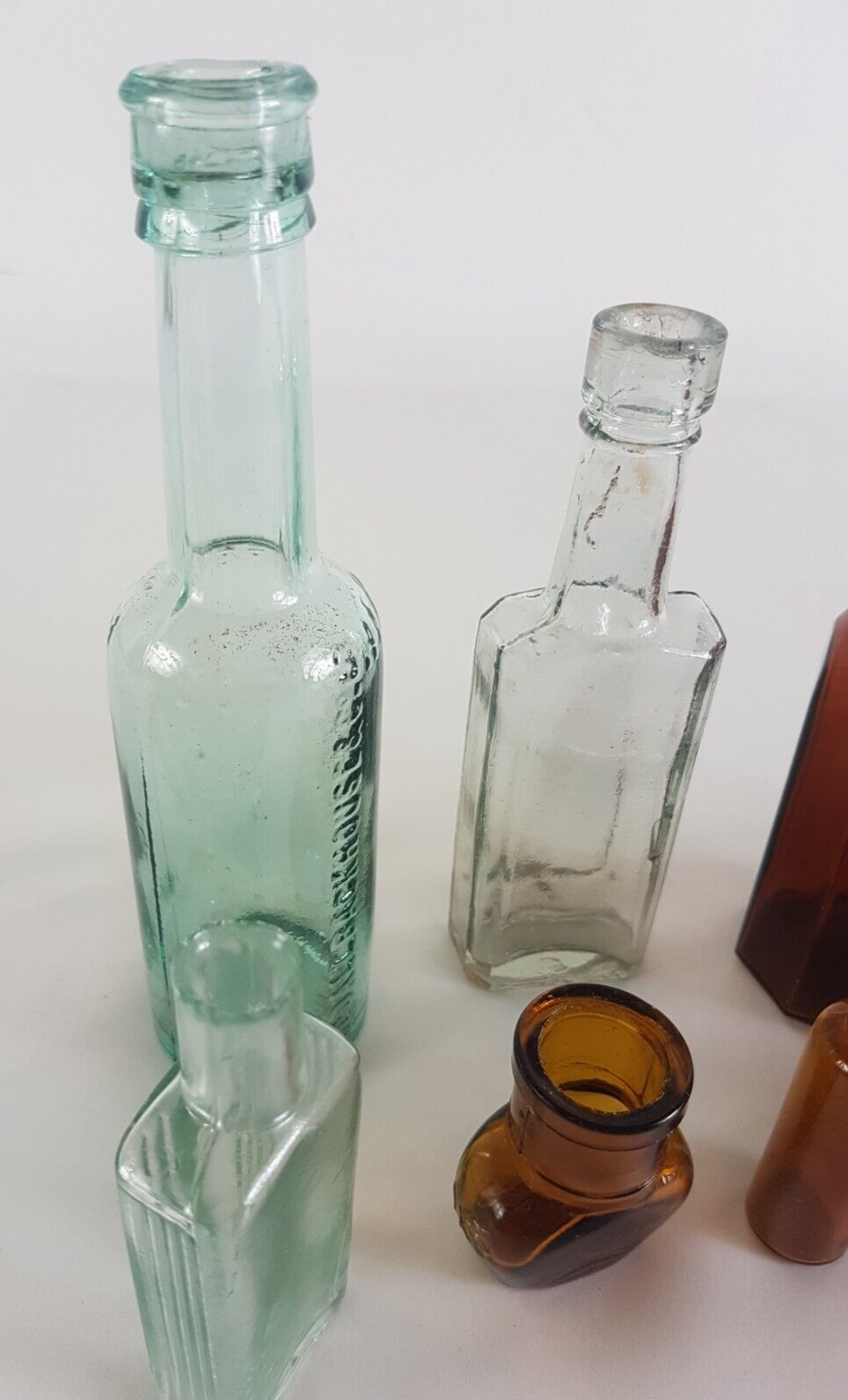 Mixed Collection of Vintage Glass Bottles eBay