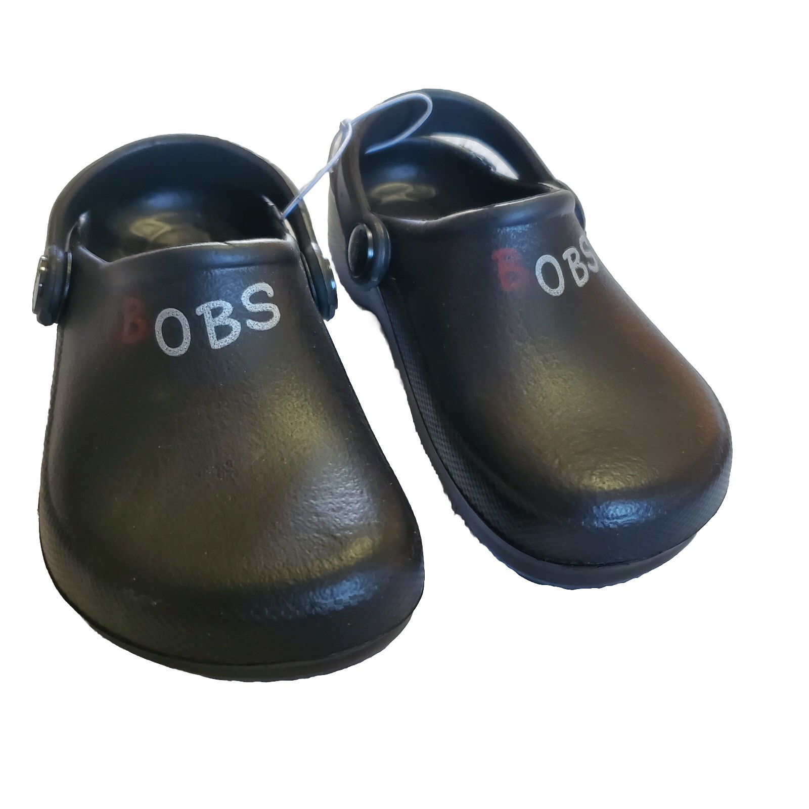 New BOBS Black Crocs Youth Size 11 Toddler Boy /Girl Kids Shoes