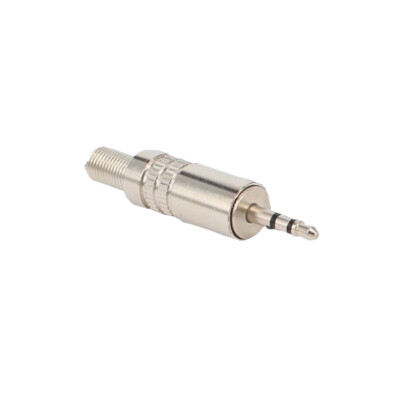 Stereo 2.5mm Male Replacement Audio Jack Plug Solder Connector Adapter Converter