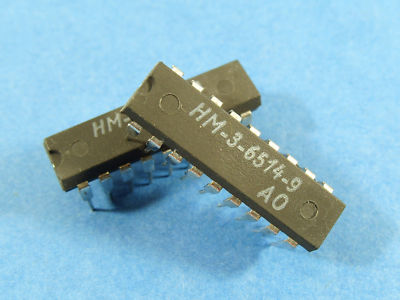 HM3-6514-9 RAM CMOS Statica 4kbit – P2114, Nuovo Stock Vecchio (NOS)