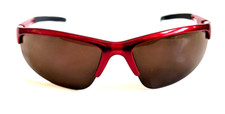 NWT Vintage 90's Sun Wrap Semi-Rimless Sporty Sunglasses S. Red 
