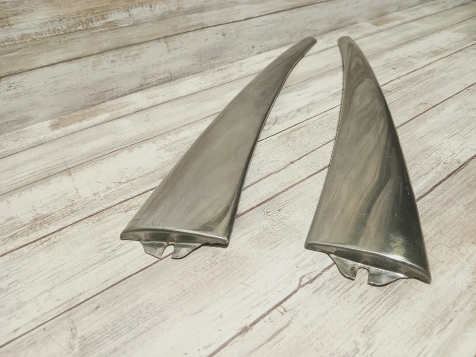 Hudson Hornet & Wasp 1954 molduras de capucha de acero inoxidable diestro/derecho OEM Foto 3 de 4