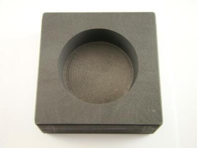 Round 15 oz Gold High Density Graphite Ingot Mold Silver-Copper Bar Coin (G16