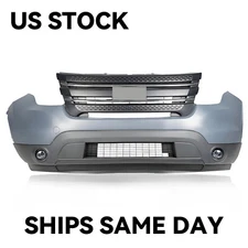 Front Bumper Grille Assembly w/ Fog light For 2011-2015 Ford Explorer Complete