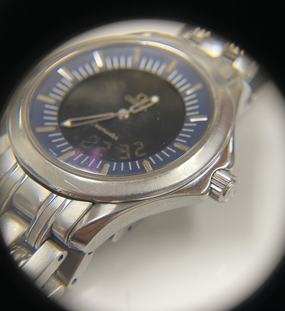 Original Omega Seamaster Multifunction Digital Analog Quartz Watch