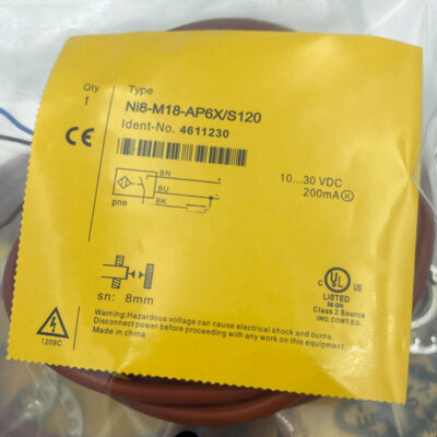 for 1PC NEW For TURCK Proximity Switch Sensor Ni8M18AP6X/S120 Ni8-M18-AP6X/S120