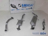 Imasaf Auspuff Komplett für Mitsubishi/Hyundai Galloper 2.5 TD 1998-2004| 5TüRer