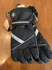 Swiss Tech Gloves Mens Small-Medium Black Ski Glove 3M Thinsulate Adult NEW