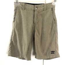 Billabong Hybrid Chino Short Boardshort Boys 5 Tan Khaki Platinum Stretch